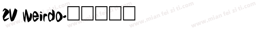 ZV weirdo字体转换